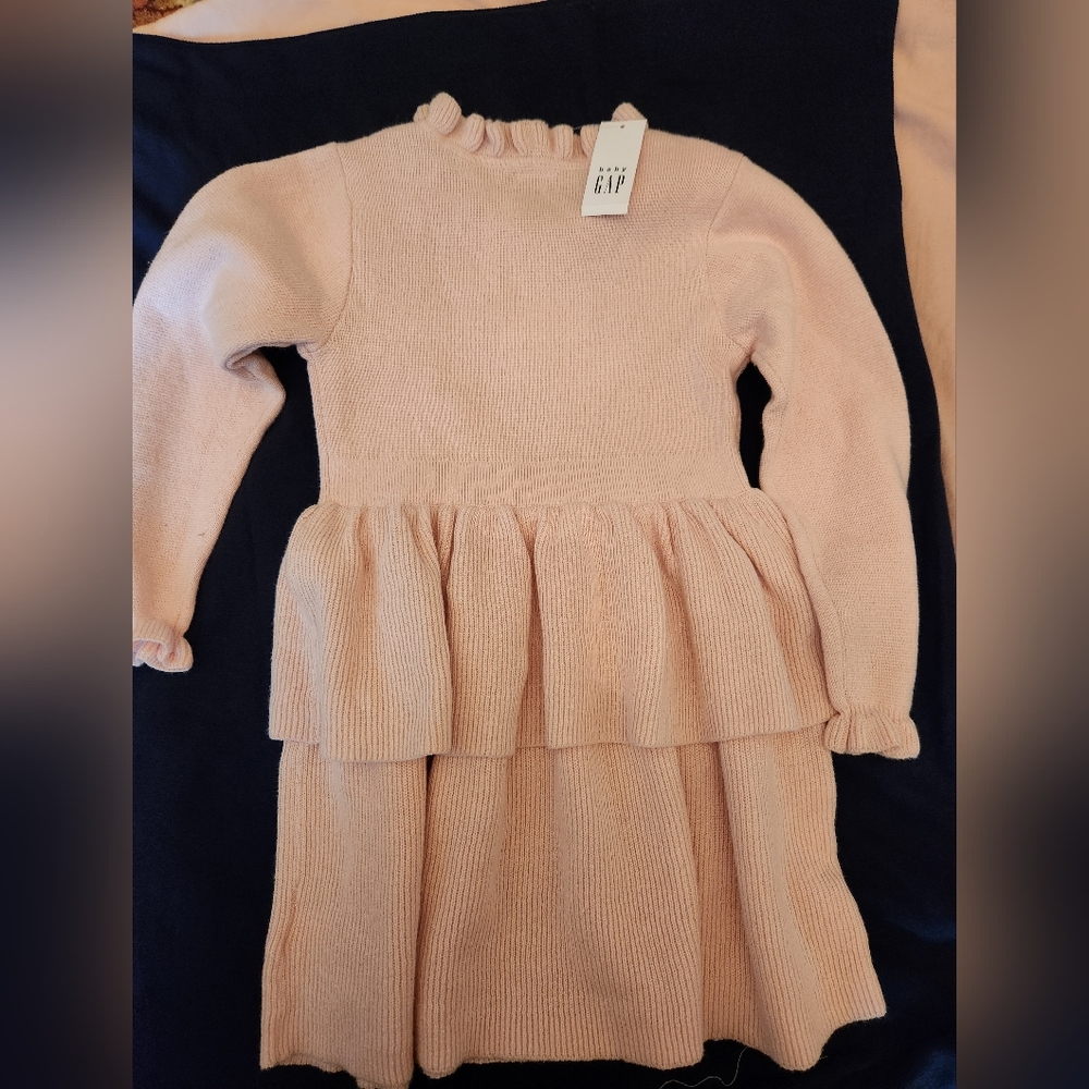 Elegant Pink Kids Dress - Picture 5 of 6